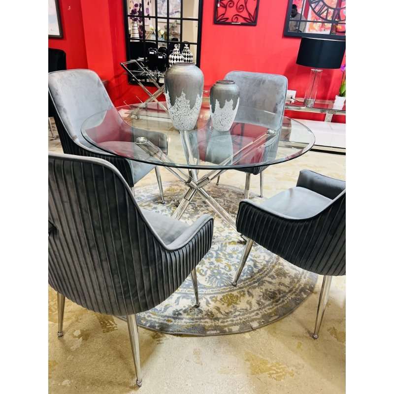 KC FURN-Lexus 4 Seater Dining Set