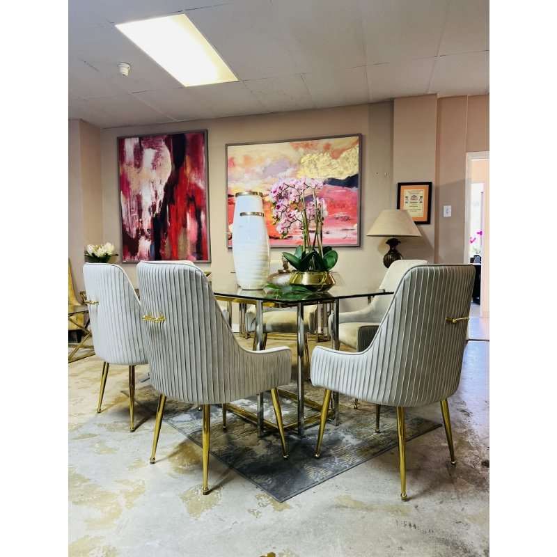 KC FURN-Lilo 6 Seater Dining Set