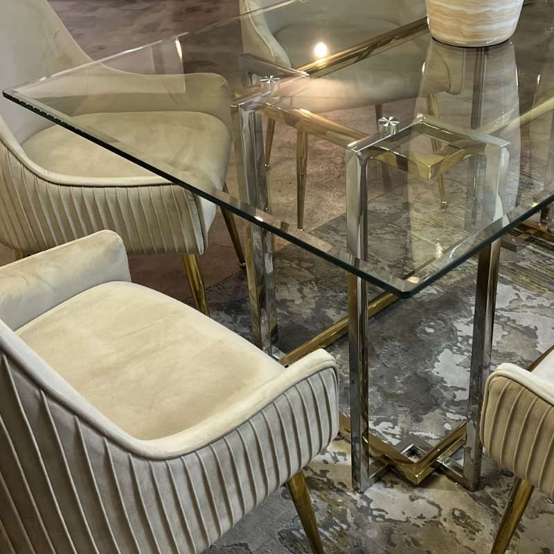 KC FURN-Lilo 6 Seater Dining Set