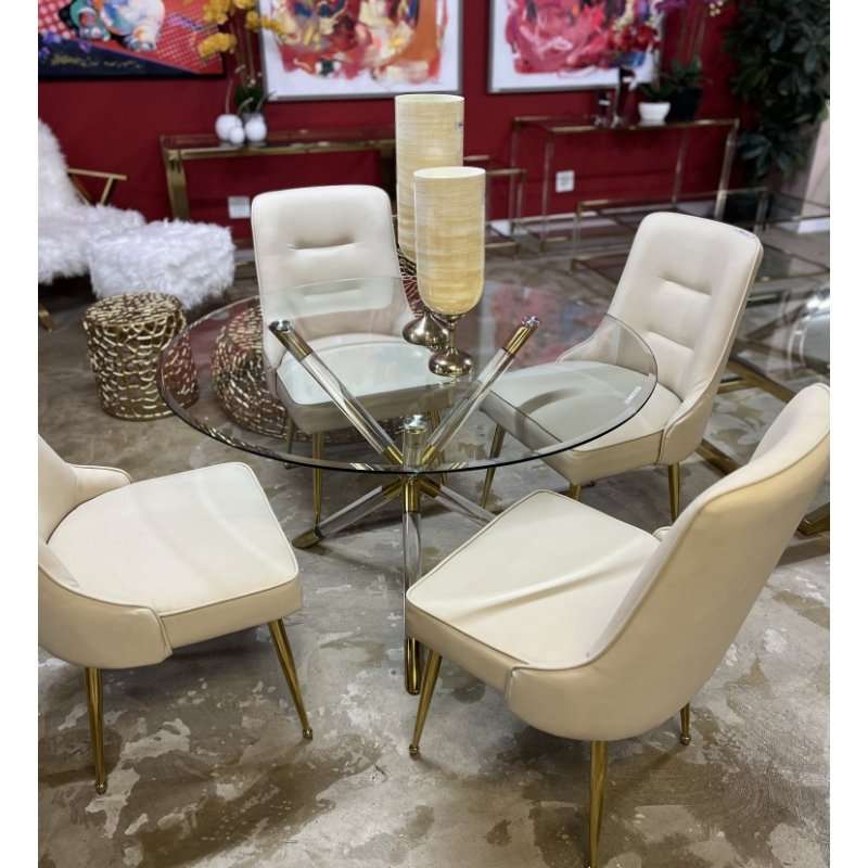 KC FURN-Lecco 4 Seater Dining Set
