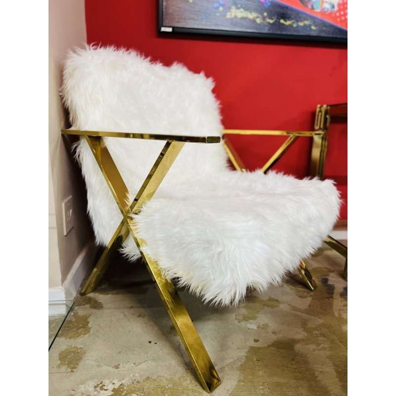 KC FURN-Elite Accent Chair with Ottoman
