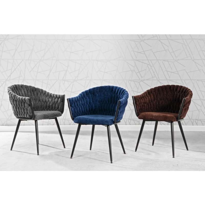 KC FURN-Chic Steelweave Dining Chairs