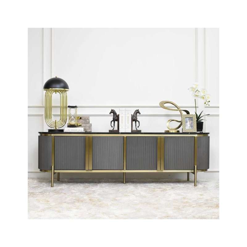 KC FURN-Venezia Marbletop TV Unit
