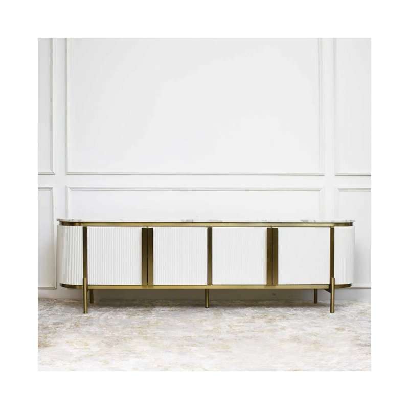 KC FURN-Venezia Marbletop TV Unit