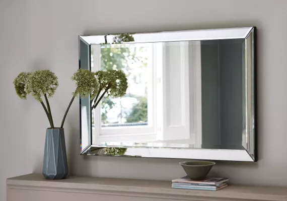 KC Furn-Jordann Vanity Framed Mirror