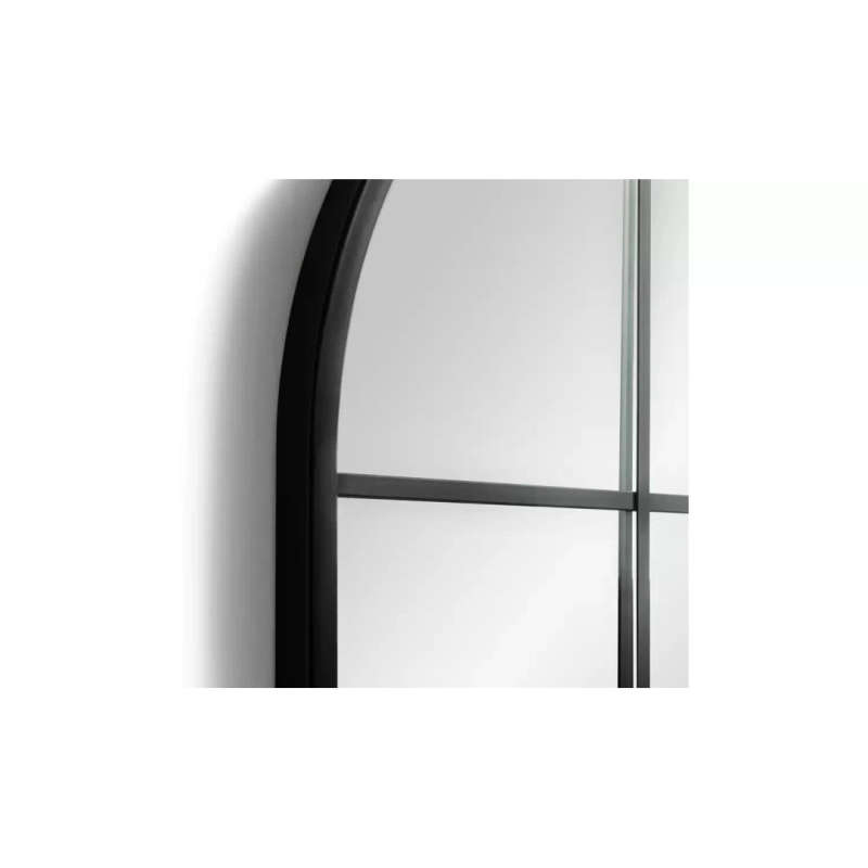 KC Furn- Rosendale Black Arch Mirror