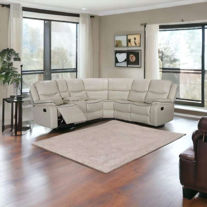 KC Furn -L Shaped Sofa Recliner