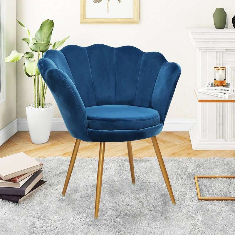 KC Furn- Tulip Velvet Chair