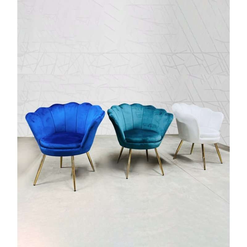 KC Furn- Tulip Velvet Chair