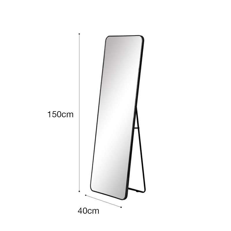 KC Furn- Black Framed Mirror