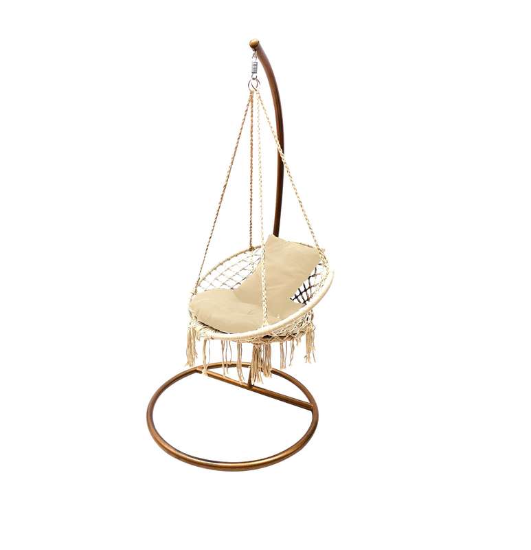 KC FURN-Lazio Hanging Chair With Stand