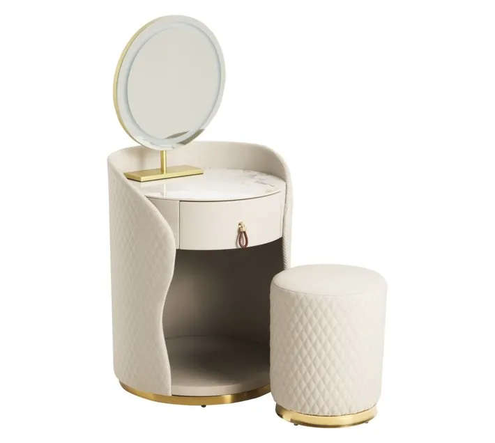 KC FURN-Olivia Marble-Top Vanity Set