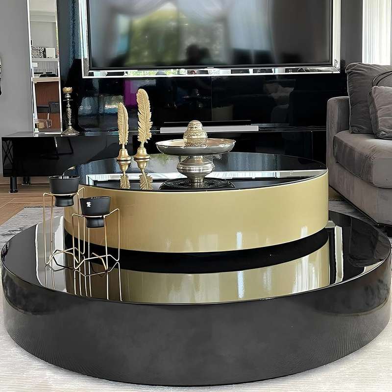 KC Furn-Rosch Gold Coffee Table