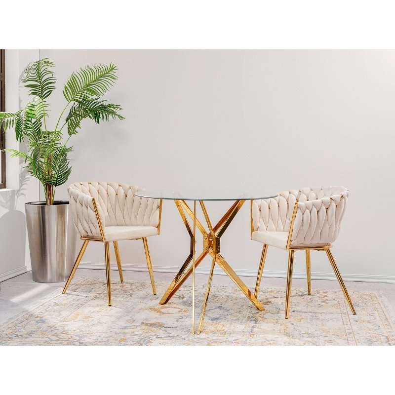 KC Furn-Seraphina 2 Seater Dining Set