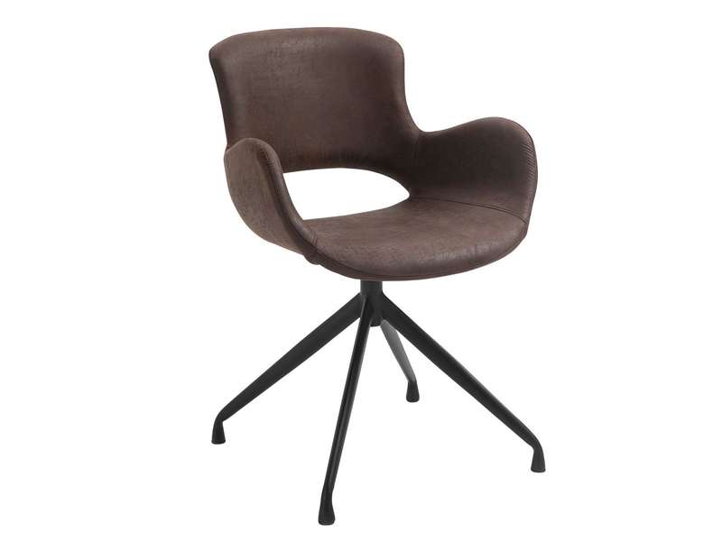 KC Furn-Luna Genuine Leather Dining Chair