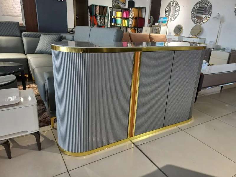 KC FURN Viviana Grey Sideboard Table