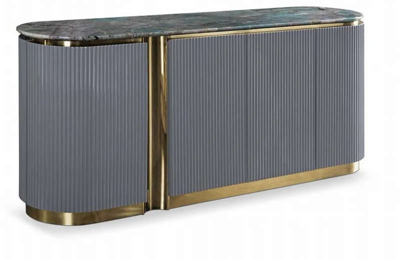 KC FURN Viviana Grey Sideboard Table