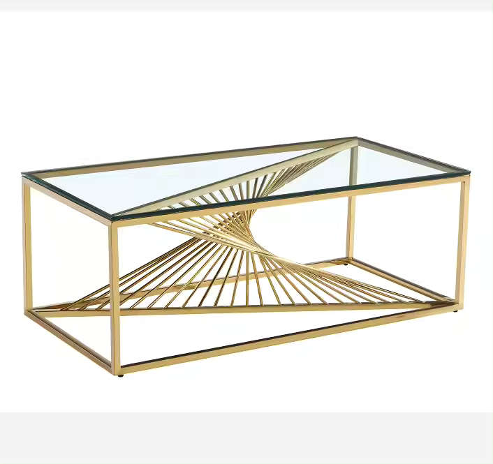 KC FURN Geometric Modern Coffee Table
