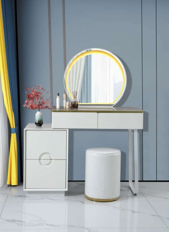 KC Furn-Simplistic Dressing Table with LED Mirror