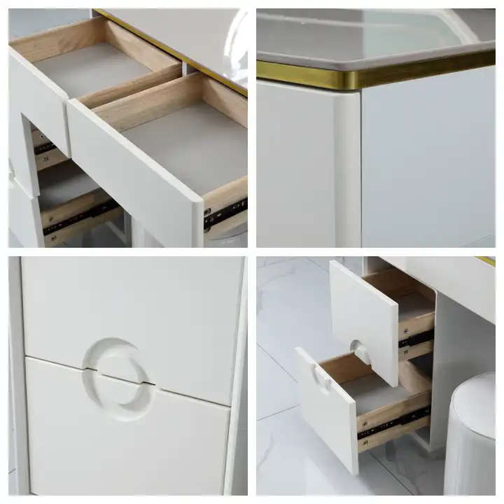 KC Furn-Simplistic Dressing Table with LED Mirror