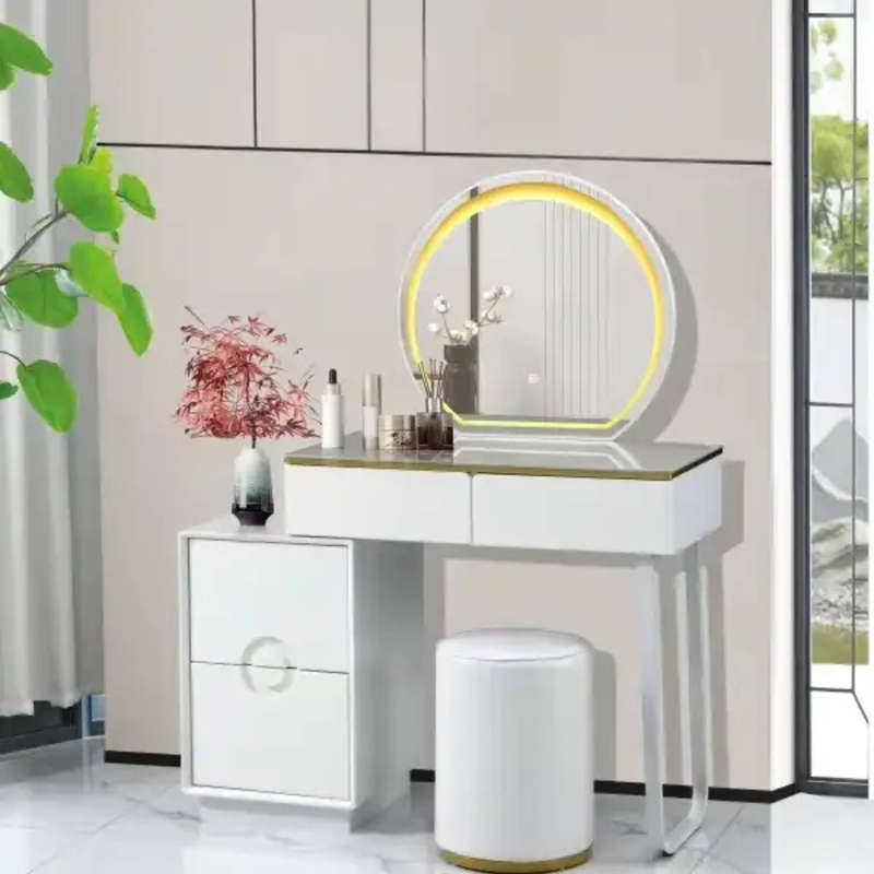 KC Furn-Simplistic Dressing Table with LED Mirror