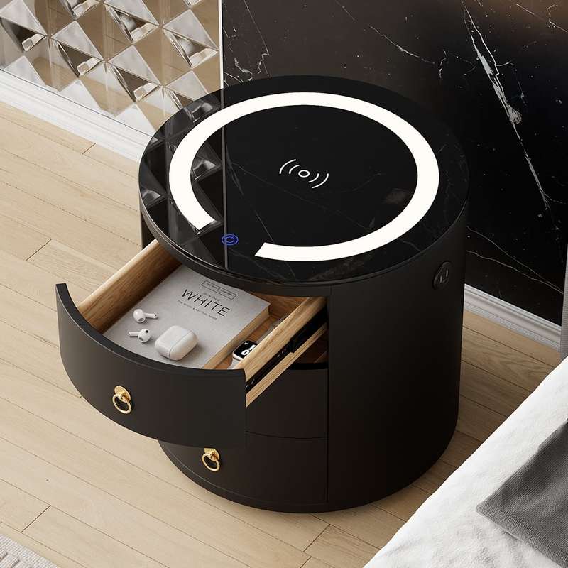 KC FURN - Courtney Smart Bedside Table