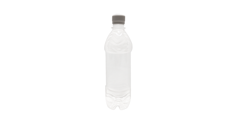 330ml Plastic Wave Shape Water Bottle  With Cap