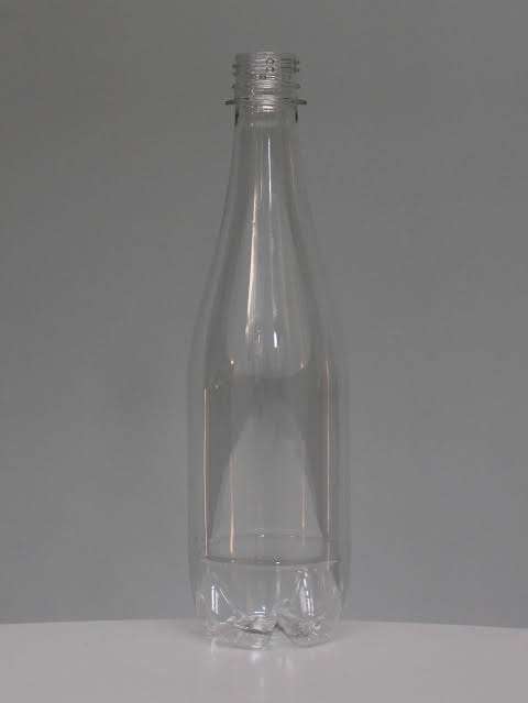 500ml Plastic Teardrop Water Bottle Clear with Lid