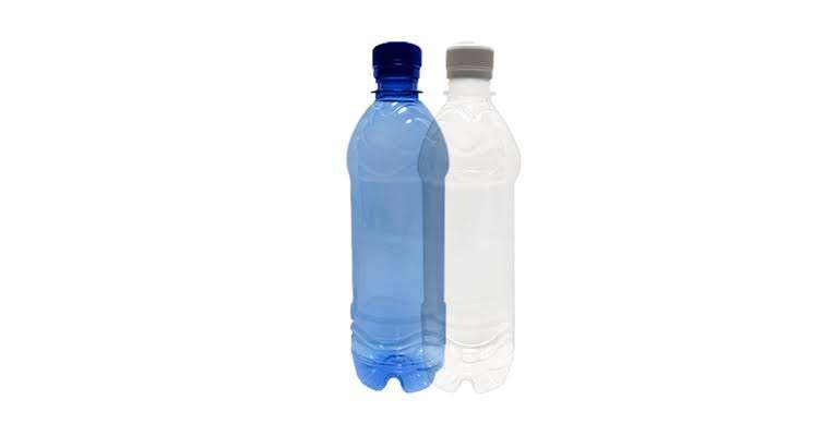 330ml Plastic Wave Shape Water Bottle  With Cap