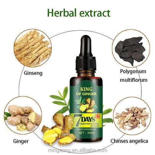 Jaysuing King of Ginger 7 Days Ginger Hair Growth Essene Oil For Damaged Hair - 30ml