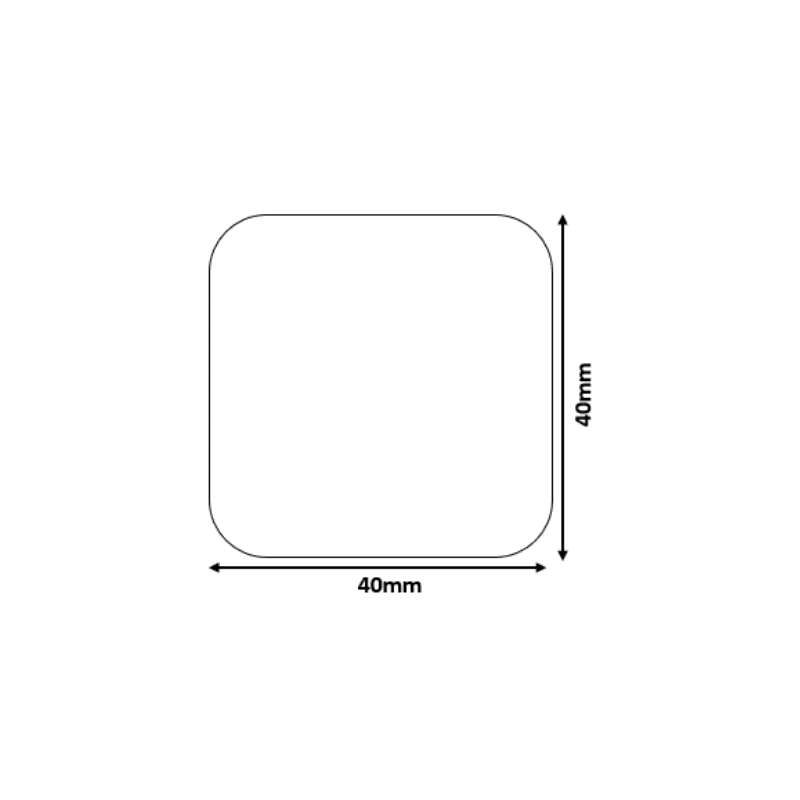 B21/B3S White - Square 40x40mm (180 labels)