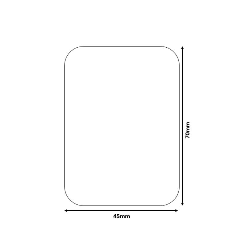 B21/B3S White - Rectangular 45x70mm (110 labels)