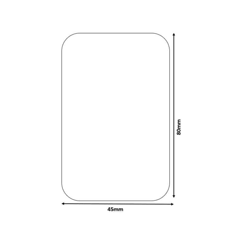 B21/B3S White - Rectangular 45x80mm (95 labels)