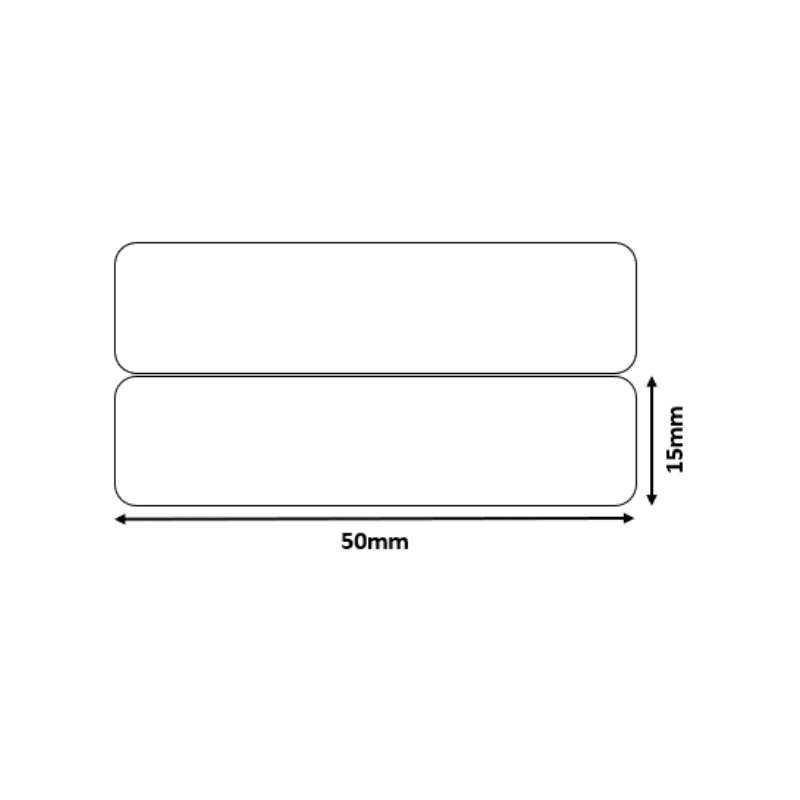 B21/B3S White - Rectangular 50x15mm/2 (460 labels)