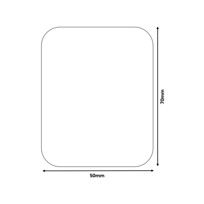 B21/B3S White - Rectangular 50x70mm (110 labels)