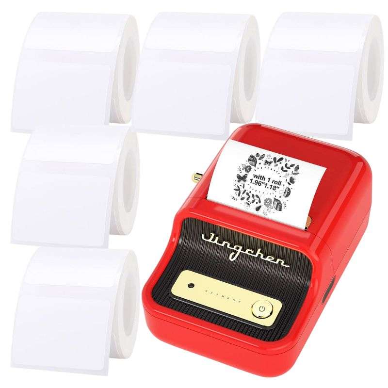 3 White Labels + Niimbot B3S Thermal Label Printer Bundle