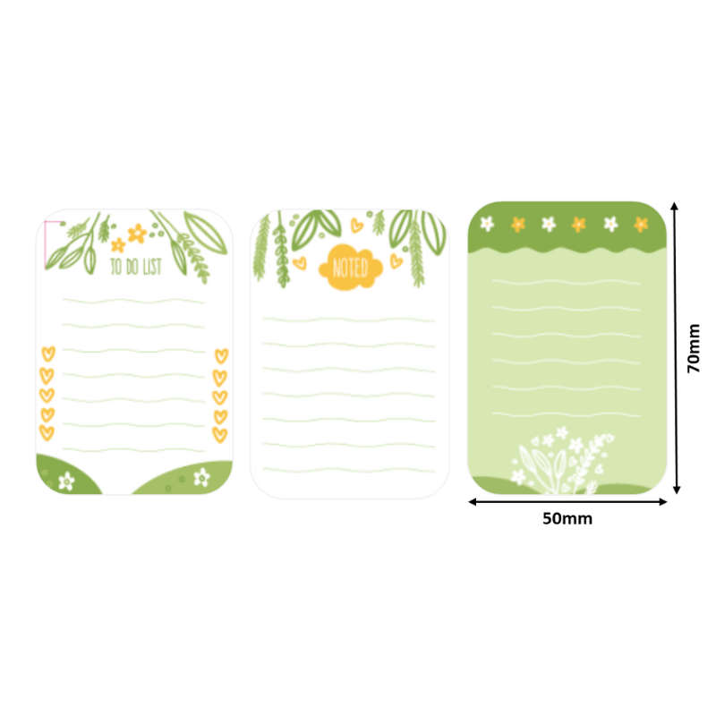 B21/B3S Themed - Nature Notes/List 50x70mm (110 labels)