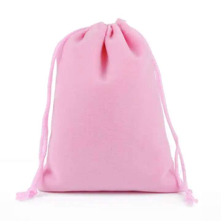 Velvet Drawstring Bags (Pack of 5)