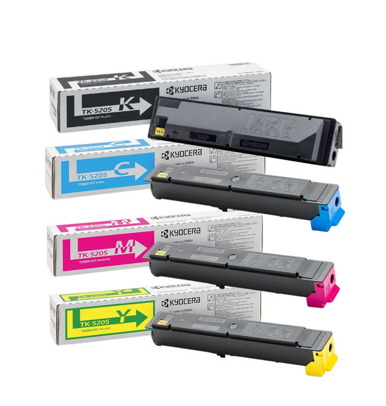 Kyocera TK 5205 Premium B/C/M/Y Generic Toners (356ci/358ci)