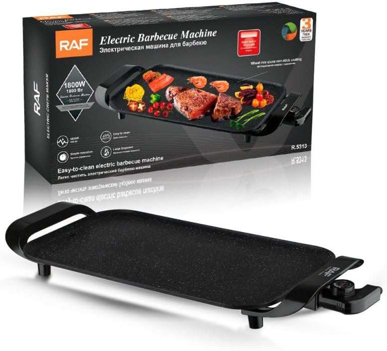 Trocloh Raf Electric Tabletop BBQ Grill 1800w with Grilling Surface Brand: Generic