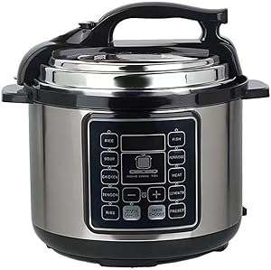 10-in-1 Electric Digital Pressure Cooker,Slow Cooker, Steamer,Pressure Cooker & More Large Family...