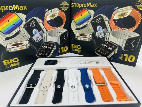 New Hotting (S10 PRO Max 7in1) 7 Sets Straps Smart Watch