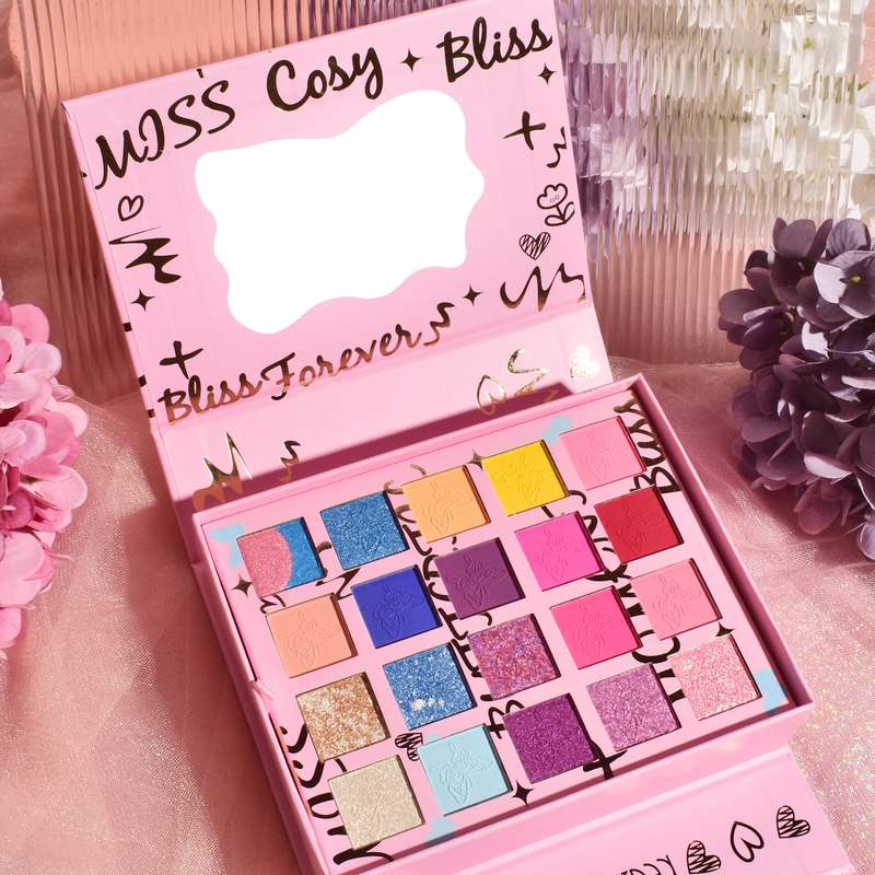 KEVIN&COCO Bliss Moment: 40-Color Eyeshadow & Lipsitck Makeup Set