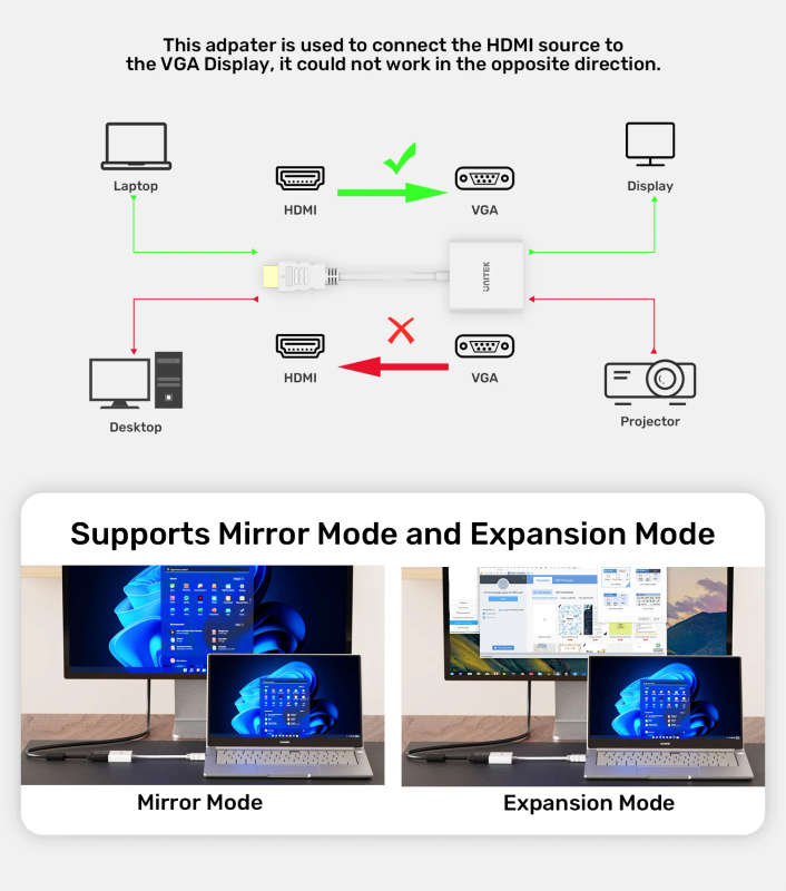 HDMI to VGA Adapter