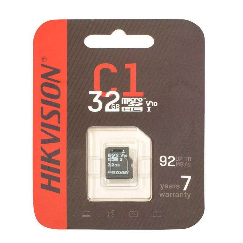 Hikvision 32GB MicroSD C1 Series Memory Card