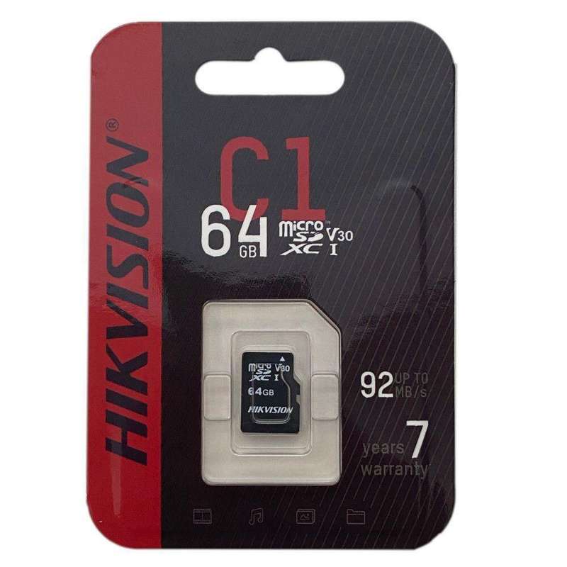 Hikvision 64GB MicroSD C1 Series Memory Card