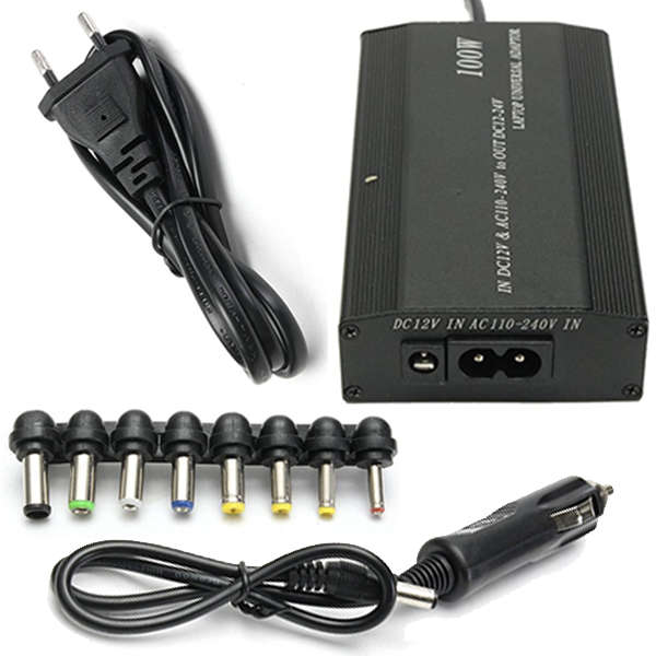 DW-LAZ009-Laptop Universal Power Adaptor 12-24V, AC/DC 100W