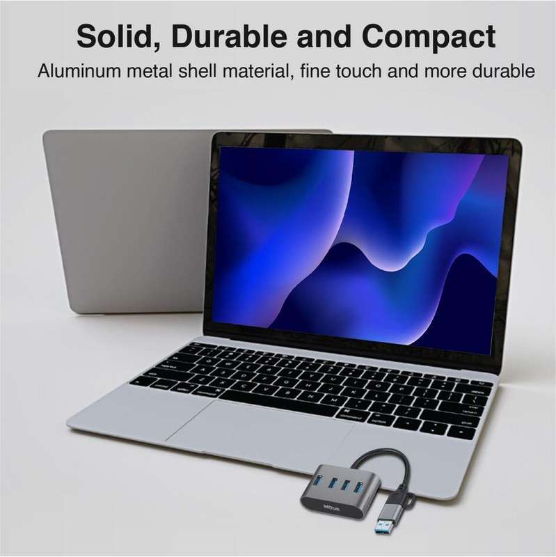 Astrum 2 in 1 4 Port USB 3.0 Multi-Port Hub - UH350