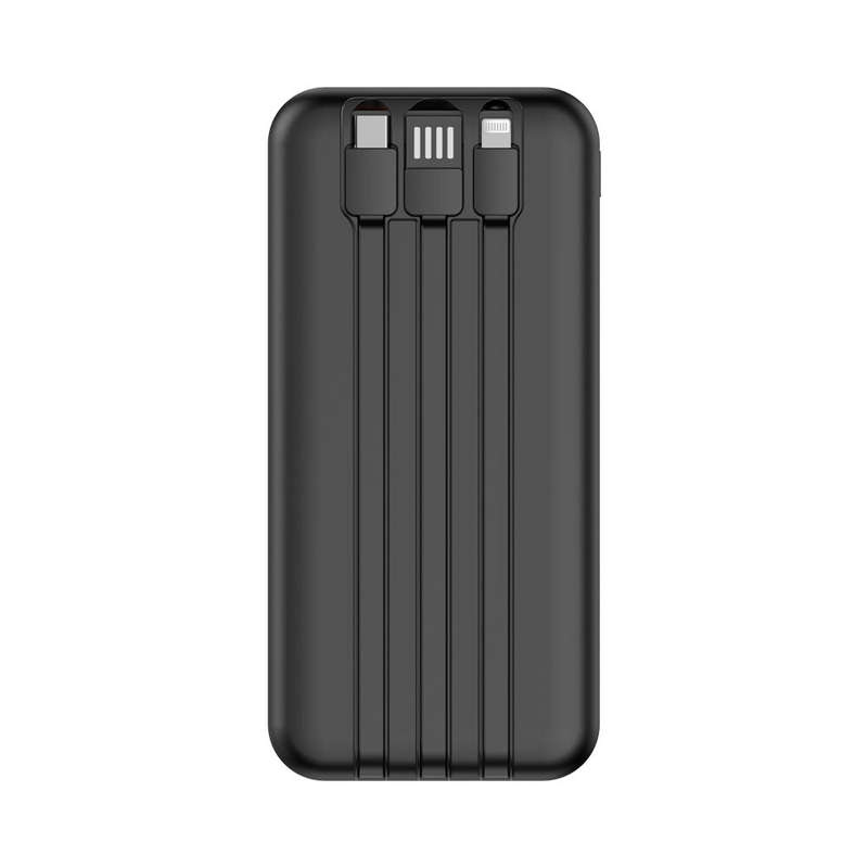 10,000Mah 15W Magnetic Wireless Power bank With Built In Charging Tables  Type-C & Lightning
