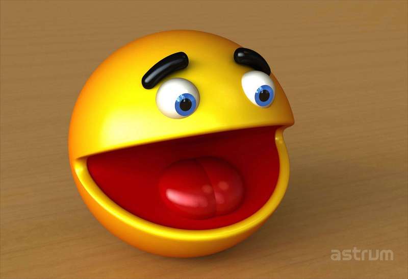 Astrum NB200 Notebook Sticker 15.6" 3D Smily Face